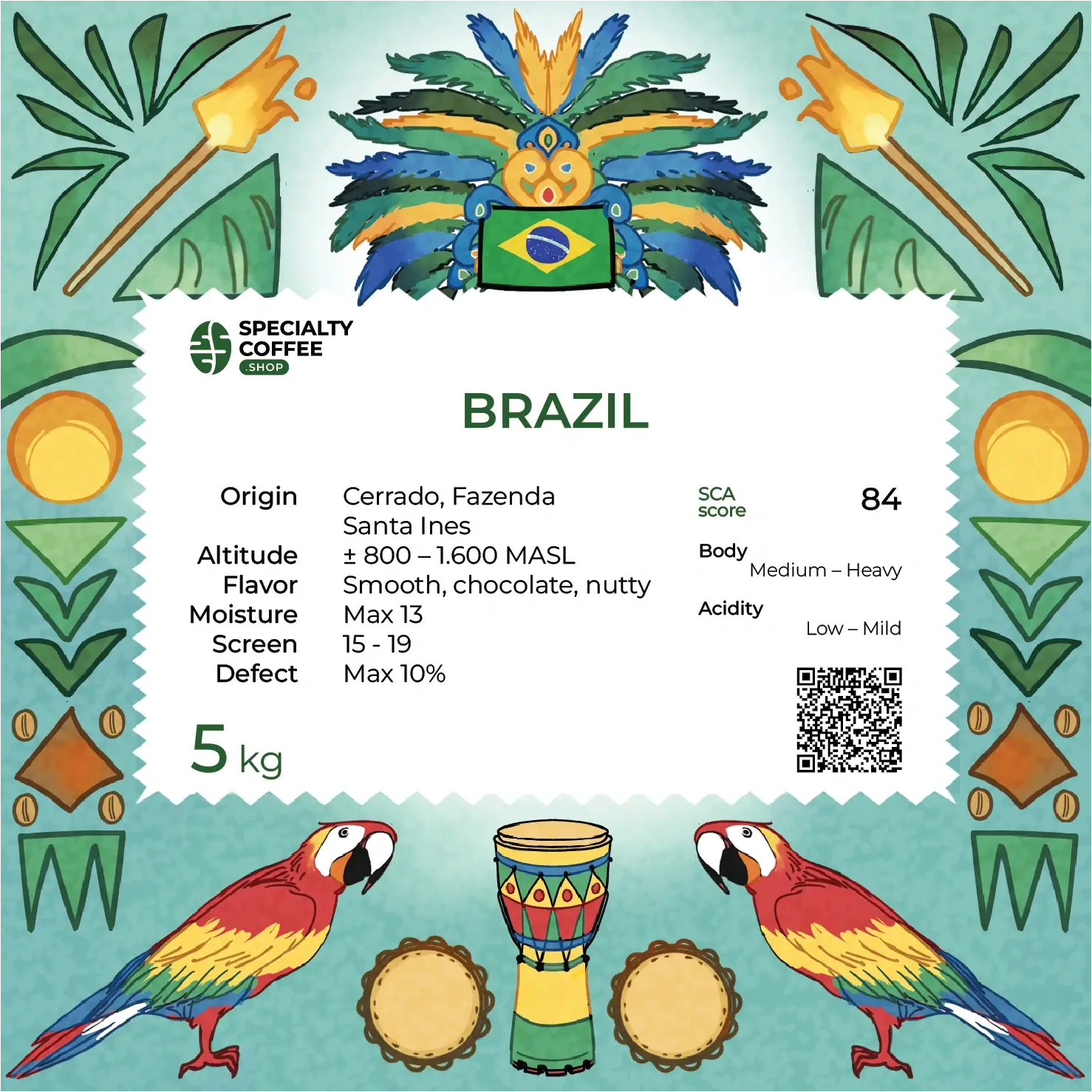 Brazilian coffee - 5KG