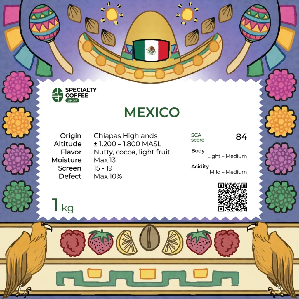 Mexico Chiapas coffee - 1KG